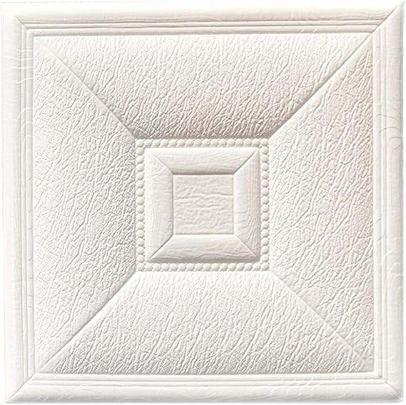 92 Pack Ceiling Tiles 30cm x 30cm Peel and Stick Easy Installation