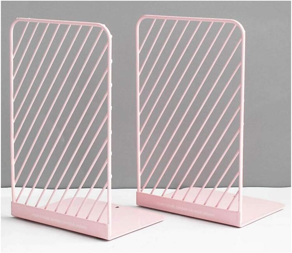 YBYB Bookends Creative Book Stand Telescopic Folding Metal