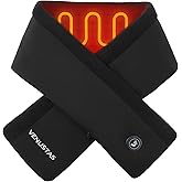 Venustas Heated Scarf with Battery, Up to 20H Runtime, Rechargeable Heated Neck Warmer for Women Men