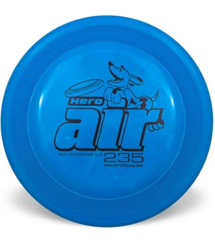 Amazon.com : Hero Air 235 Flying Dog Sport Disc (Black) : Pet Toys