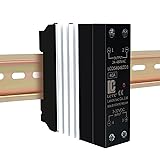LCLCTC Din Rail Solid State Relay with Heat Sink DC