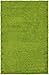 Unique Loom Solo Solid Shag Collection Modern Plush Grass Green Rectangle (5' x 8')