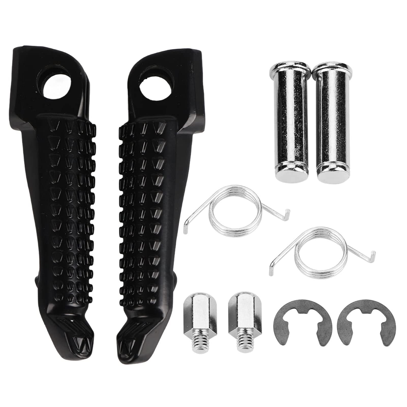 1Pair Motorcycle Front Foot Pegs Aluminum Front Footrest for ZX-6R ZX-7R ZX-9R ZX-10R ZX-12R Z1000