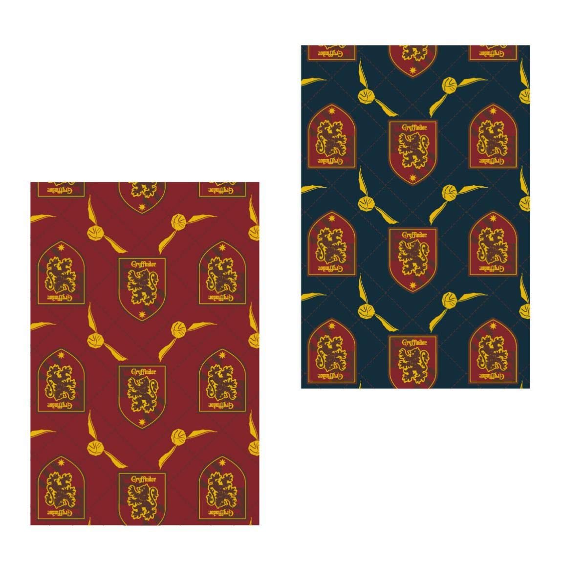 Harry Potter Gryffindor Flannel Fleece Blanket - Assorted Red or Blue