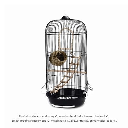 Tiken Cage Oiseau Cage à Oiseaux Intérieure Et Extérieure En