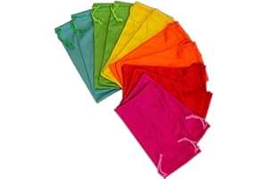 Rolling Nomad Sunglasses Case, Microfiber Drawstring Pouch, Safety Eyeglass Bags, Non-Scratching, Protective Accessory, Bulk