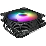 Vetroo L5 Black Low Profile CPU Air Cooler for AMD Ryzen AM4/Intel LGA1200 115X w/ 5 Heatpipes and 120mm Quiet PWM Fan