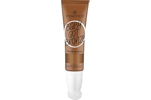 essence | Baby Got Bronze Liquid Bronzer | Lightweight, Buildable, Natural Finish with Sponge Applicator| Vegan & Cruelty Free (20 | Sunkissed Sweety)