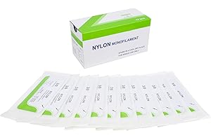 KITS OF MEDICINE Suture Thread (12 Pack) | Best Suture Practice Thread | for Medical Students, Doctors, Dental, Nurses and Veterinarians | Nylon 3/0 Suture Thread | Suture Practice Kit Add-on
