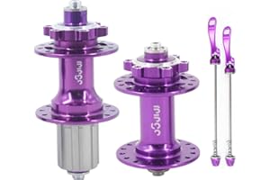 rningo MTB Bike Hubs Disc Brake 32/36 Holes,Quick Release Front M9*100mm Rear M10*135mm，High-Strength Hubset for HG System Standard 8-11 Speed Cassette