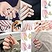12 Sheet Flower Feather Water Nail Decals Butterfly Cat Water Transfer Decals Nail Tips DIY Design for Women Teen Girl