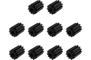 ZZHXSM 10PCS 38mm/1.52inch Roof Rake Part Snow Rake Accessory Black Plastic Roof Snow Rake Replacement Wheel Suitable for Roof Rake
