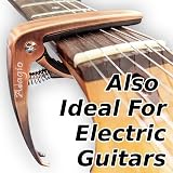 Adagio Deluxe Bronze Capo for Acoustic & Electric Guitars with Quick Release view 4