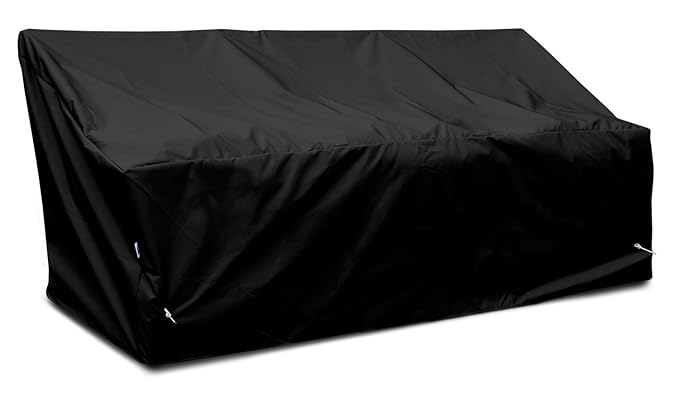 KoverRoos Weathermax 76450 Deep 3-Seat Glider/Lounge Cover, 89-Inch Width by 36-Inch Diameter by 33-Inch Height, Black