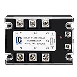 LCLCTC 3 Pole Phase Solid State Relay SSR-25DA DC