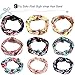 ADRAMATA 9 Pcs Headbands for Women Wide Boho Knotted Yoga Headband