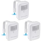 Chunace 3 Pack Toilet Night Lights, 16 Color Changing LED Nightlights with Motion Detection Sensor, Cool Fun Bathroom Decorat