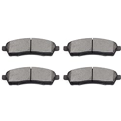 cciyu D757 Rear Semi-Metallic Disc Brake Pads Kit