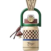 Sidagar 32 oz Insulated Water Bottle for Women with Straw & Handle, 316L Medical Grade Stainless Steel Vacuum Tumbler, Aesthetic Retro Checkerboard Flask for School & Outdoor, Preppy Cream Yellow