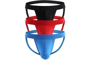 Pdbokew Men's Athletic Supporter Gym Jockstrap Underwear