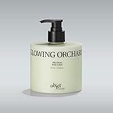 Objet Silky Gleam Body Lotion – Botanical Plant Oils & Butters with Niacinamide and Vitamin C&E, Deep Barrier Hydration, 24H Glow and Smooth Firm Skin–Premium Korean Body Care, Glowing Orchard (450ml)