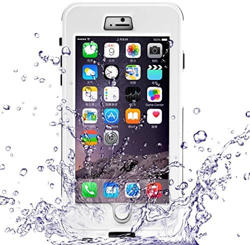 Pericross Iphone 6/6s Waterproof Phone Case 10ft Deep Underwater for 3 Hours, All Wet Conditions,underwater Waterproof Shockproof Dirtproof Full Sealed Case Durable Cover for Apple Iphone 6 6s 4.7 Inch