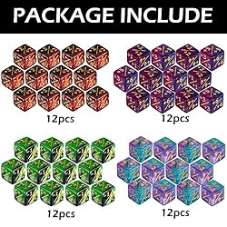 48 PCS Magic The Gathering Token Dice Counters