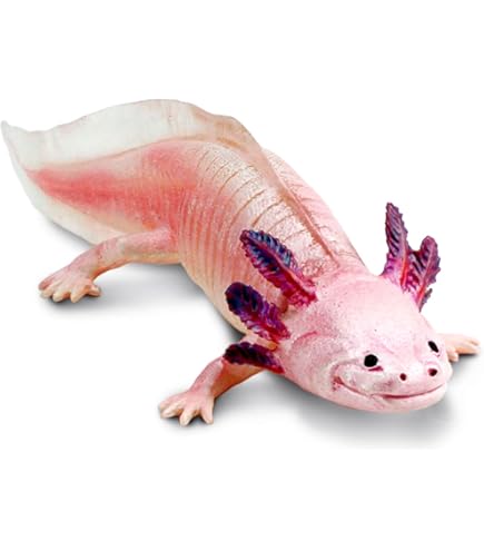 Rhode Island Novelty Assortimento Di 50 Figure Axolotl In Gomma | 5,1 Cm, Colori Vari, Adorabili E Sorridenti | Regalo Per Bambini 3+ - 3