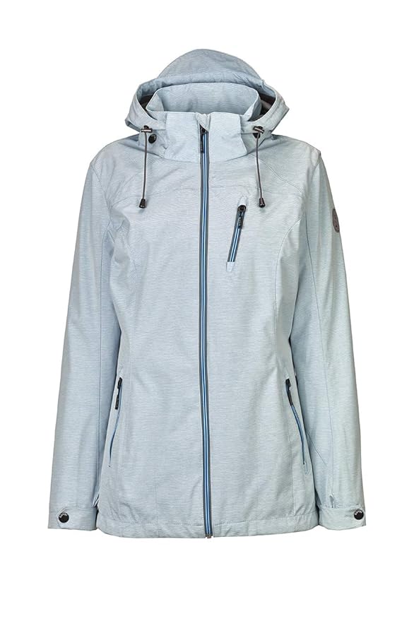 G.I.G.A. DX Damen Solena Stripe Casual Softshelljacke Mit Abzippbarer Kapuze