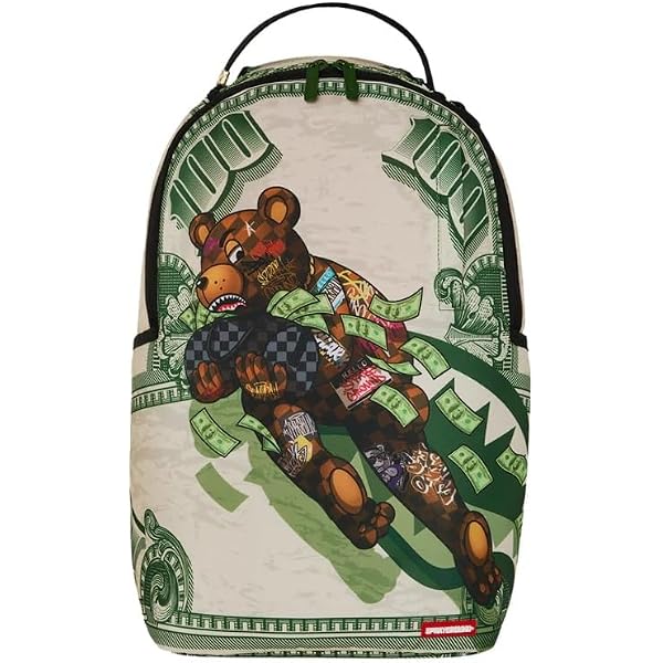 Amazon.com | Sprayground Peeking Character Check Backpack  display picture 1