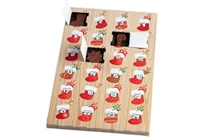 NO WHEY! FOODS Chocolate Advent Calendar- Allergy Friendly And Vegan - Free of Dairy, Nut, Peanut, Soy, Gluten