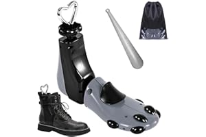 eachway Shoe Stretcher Women Men Professional Boot Stretcher Adjustable Width Length for Wide Feet (L (Wm's 11-14;men's 10-14) Grey1pcs)