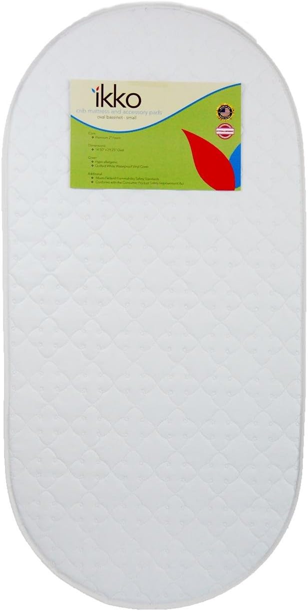 ikko Oval Bassinet Pad, Small