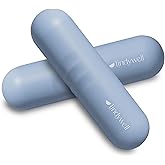 Lindywell Soft Grip Hand Weights, 2.2lb Set of 2 - Hand Weights For Women & Men, Fine-Toning, Pilates, Physical Therapy, Travel-Comfortable, Durable Fitness Equipment For Full-Body Workout & Strength