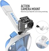 G2RISE SN01 Full Face Snorkel Mask with Detachable Camera Mount view 7