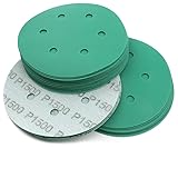 Sanding Discs 6 Inch,Green Film 6 Hole Dustless