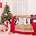 Jetec 4 Pieces Christmas Decorative Pillow Cover Buffalo Plaid Sofa Back Throw Cushion Cover for Winter Christmas Thanksgiving Day Home Decoration, 18 by 18 Inches (Chic Color)