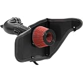 Flowmaster Air Induction System, Delta Force, Reusable Oiled Filter, Plastic, Black, Kit