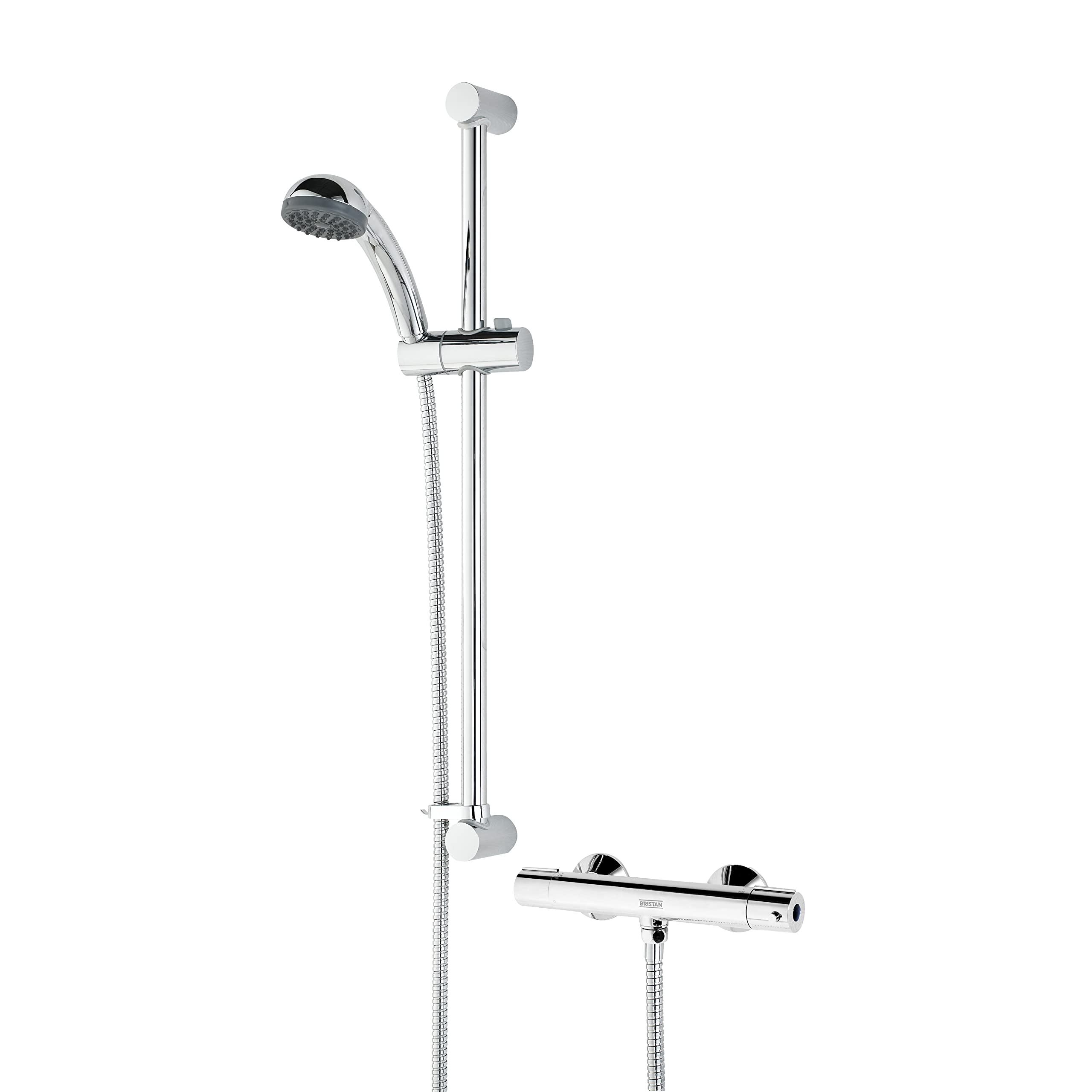 Bristan ZI SHXSMCT C Zing Cool Touch Thermostatic Bar Shower with Single Mode Kit & Standard Connections