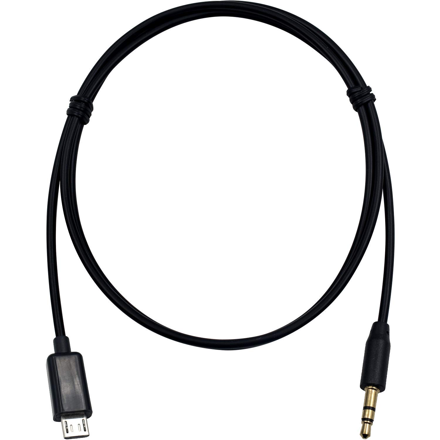 Duttek 3.5mm Audio Output Cable, Gold Plated 3 Ploe 3.5mm Male to Micro USB Male Car AUX Audio Output Converter Cable Audio Jack Cord for Samsung Galaxy S3 i9300 S2 i9100 i9220 (1M/3.3Ft)