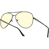 GUNNAR - Premium Gaming and Computer Glasses - Blocks 65% Blue Light - Maverick, Gunmetal, Amber Tint