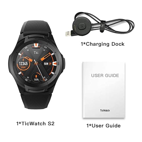 TicWatch S2, Waterproof Smartwatch with Built-in GPS for Outdoor