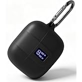 Geiomoo Silicone Case Compatible with TAGRY X08, Protective Cover with Carabiner (Black)
