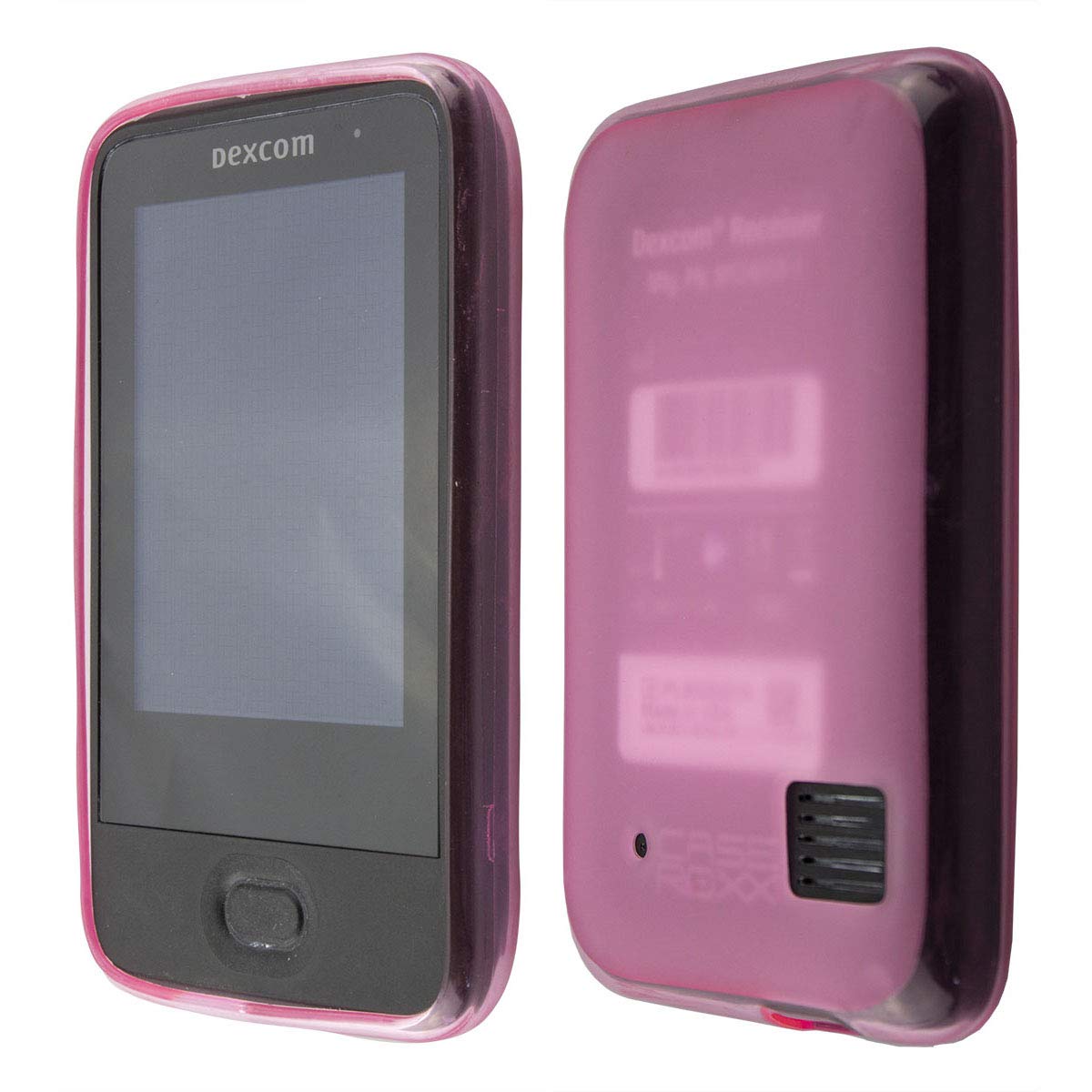 caseroxx TPU-Case in pink for Dexcom G6 Receiver – shockproof & precise fit — image 1