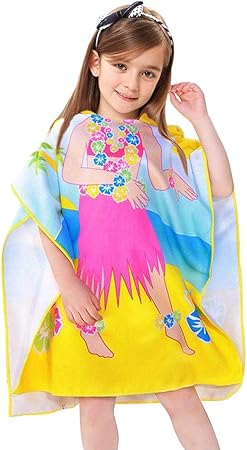 swimming towel poncho