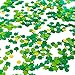 Aneco 100g/5800 Pieces Shamrocks Table Confetti Lucky Round Sequins for Arts and Crafts St. Patrick's Day Saint Patrick Party Favors Decoration Supplies