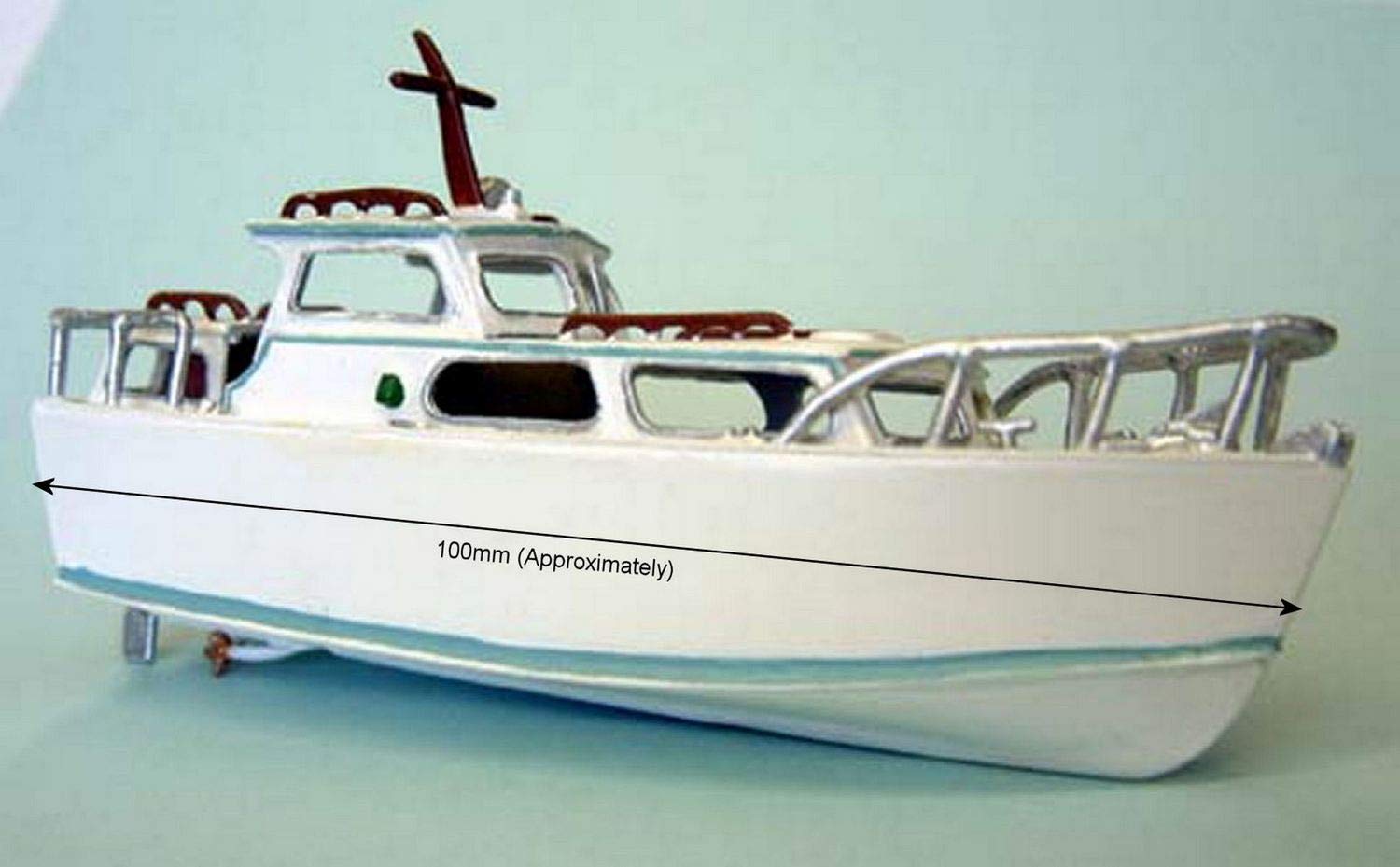 Langley Models 26 Curlew Motor Cruiser Not Motorised Oo Scale