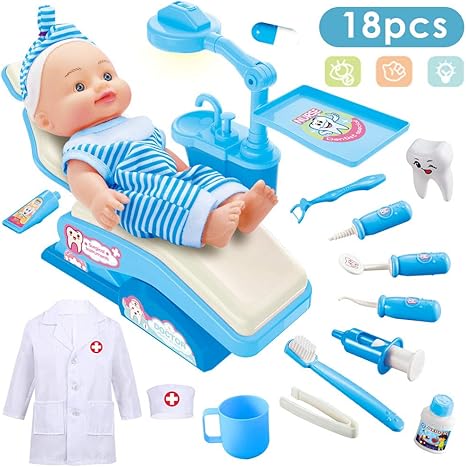 Buyger Arzt Spielzeug Doktor Kostüme Dentist Arztkittel Medizinisches ...