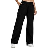 Inno 28" 31" 34" 36" Womens Cargo Sweatpants Y2K Casual Baggy Wide Leg Pants Cotton Jogger Fashion 2026 Trendy