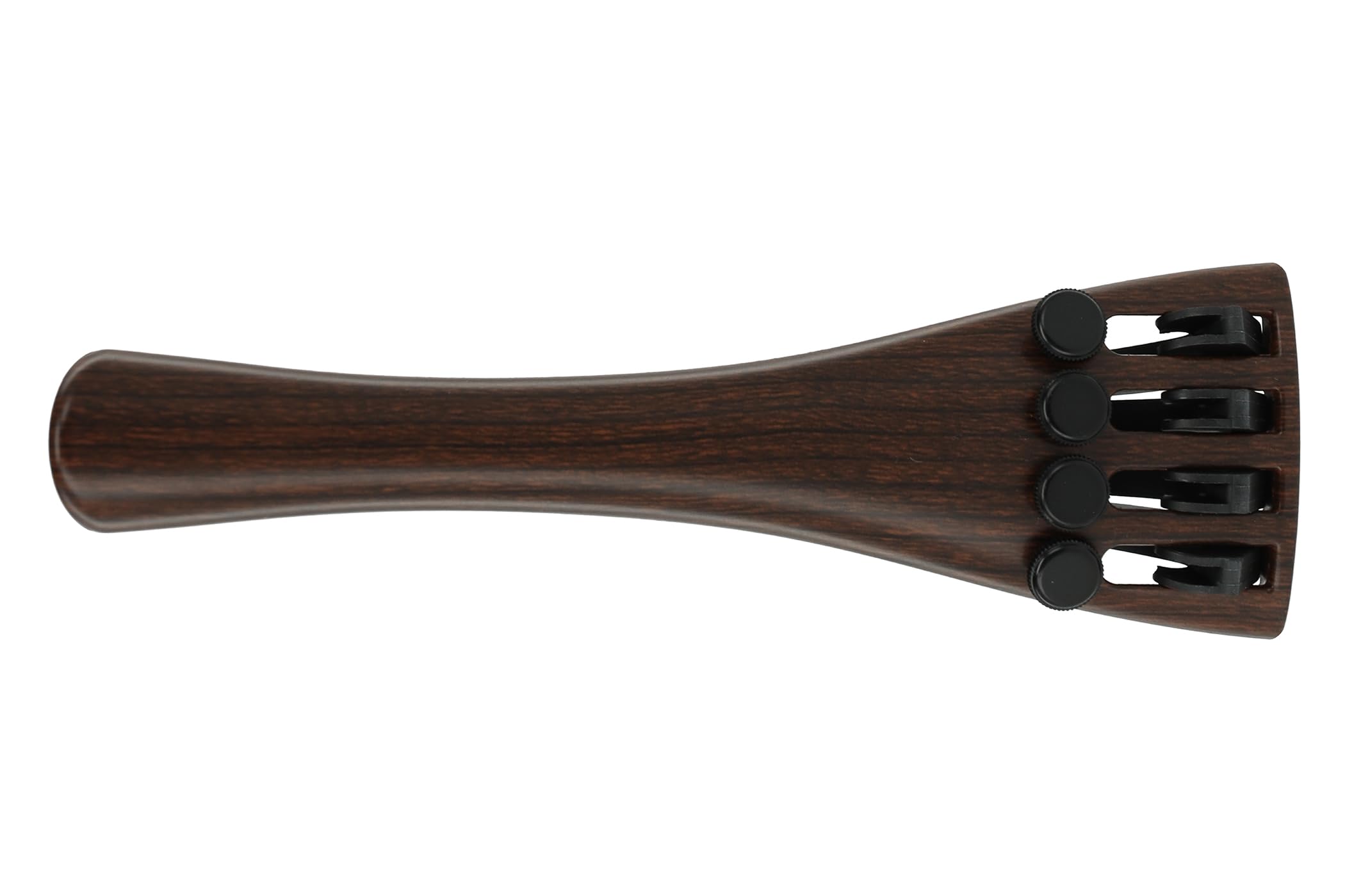 Wittner Cello Tailpiece Standard 1/4-1/8 Hi-Tech Plastic with 4 Fine Tuners Ultra Light Rosewood